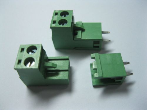 500 pcs green 2pin 5.08mm screw terminal block connector for sale