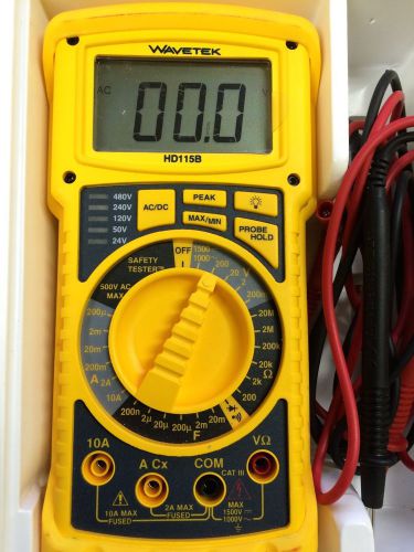 Wavetek hd115b heavy duty digital multimeter, fantastic condition. for sale