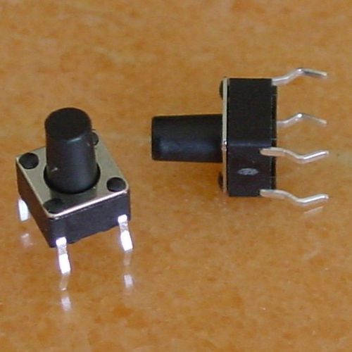 ++ 20 x tactile tact switch 6x6mm height 8.5mm spst-no e for sale