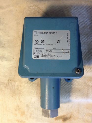 United electric controls h100-191 95310 pressure switch. surplus stock for sale