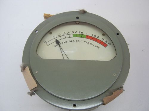 Vintage Salinity Indicating System with Meter &amp; Enclosure, Movie Prop, Steampunk