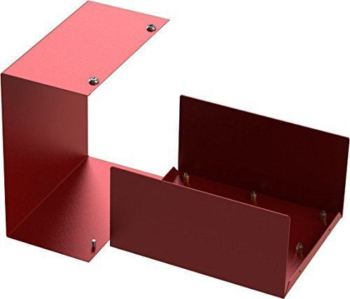 IAASR Red DIY Electronic Steel Box Enclosure 7x6.5x3.5