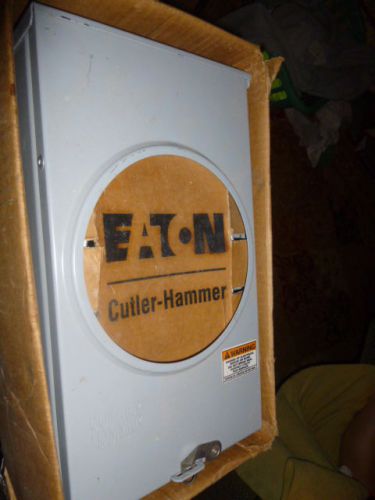 CUTLER HAMMER ELECTRIC METER  200 AMP 5 GROOVE  GROUND CLAMP TOP WIRE CONECTOR