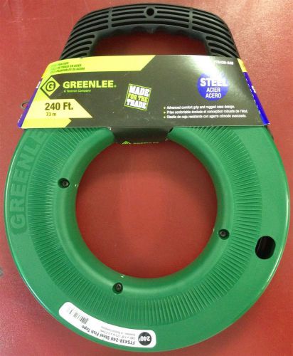 Greenlee fts438-240 steel fish tape 240ft new for sale