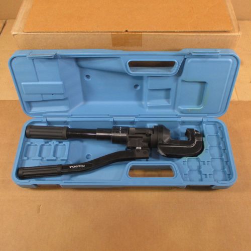 Hydraulic Compression Tool HUSKIE R5584 6 Ton Manual Crimper In Carry Case