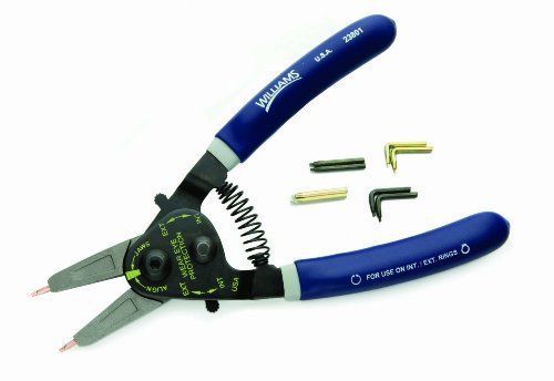 Jh williams 23801 convertible retaining ring pliers  2-inch for sale