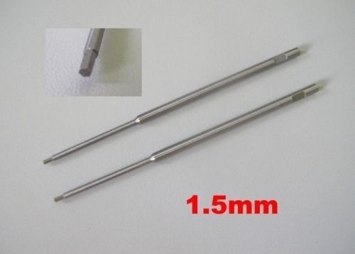 2x hex screw driver white hard steel replacement shaft needle 1.5mm for sale