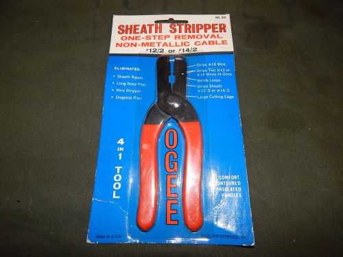 CABLE SHEATH STRIPPER TOOL NO.001 4 IN 1 TOOL BY OGEE #12/2 OR #14/2