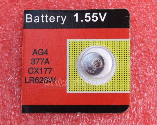 10pcs 1.55v ag4 button batteries 377a lr626 battery for car remote control for sale