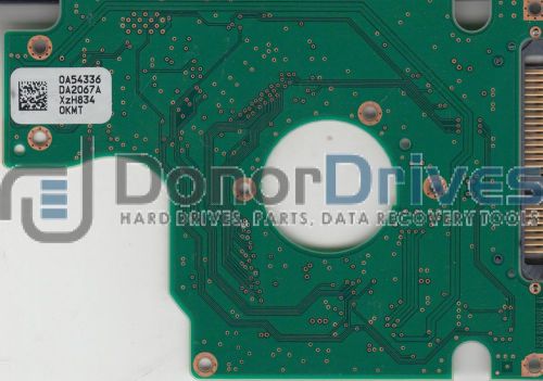 HTS722080K9A300, 0A54336 DA2067A, 0A56116, DA2366, Hitachi SATA 2.5 PCB + Servic