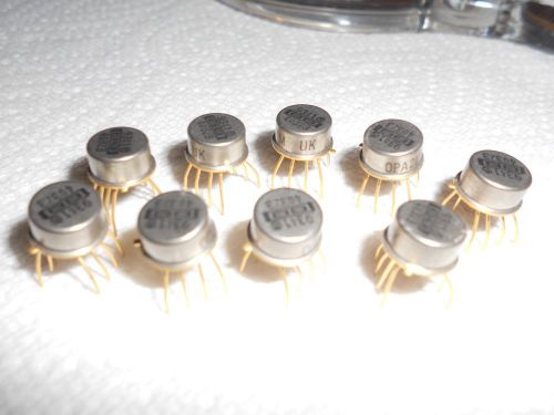 Lot of 9 Burr Brown OPA2111AM Operational Amplifiers
