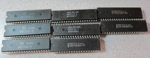 Intel p82c37a-5 &amp; nec d8237ac-5 ceramic ic 8x total for sale