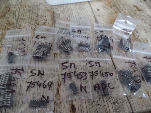 137 ic.s sn75110an sn75451n sn75491n sn75463p sn75492pc+++25 different for sale