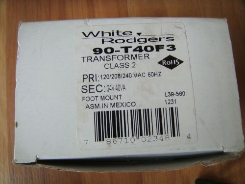 White Rodgers 90-T40F3 24V 40VA Foot Mount Transformer &amp; Packard PF42440 NEW