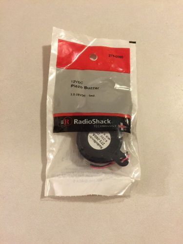 12VDC Piezo Buzzer #273-0060 by RadioShack