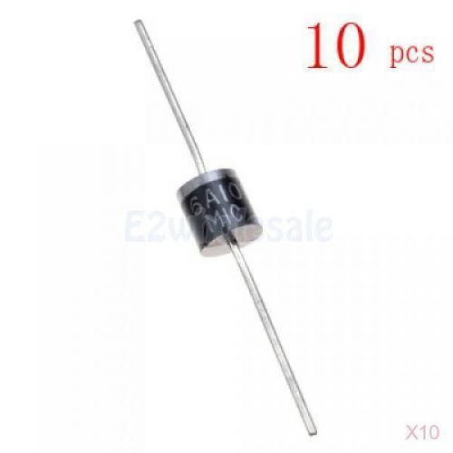 10x 10pcs R-6 1000V 1KV 6A Axial Rectifier Diode High Surge Current Capacity
