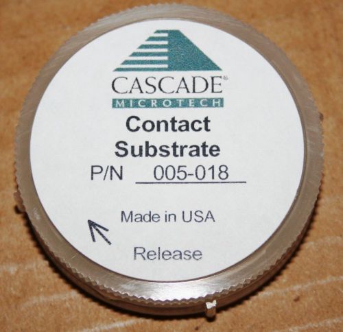 Cascade Microtech Standard Calibration Contact Substrate P/N 005-018 (mh 50)