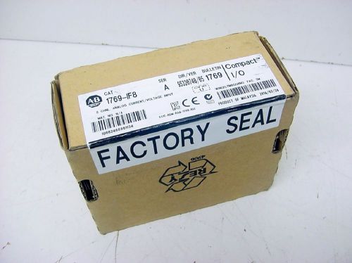 2014 date new sealed allen bradley 1769-if8 micrologix 1769-1f8 input module qty for sale