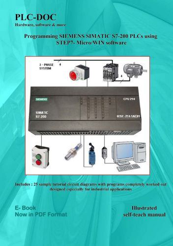 siemens simatic programming s7-200 PLC using step7-micro/win software 25projects