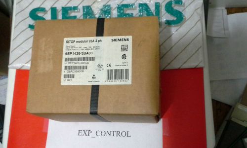 6ep1436-3ba00 siemens sitop power supply , 24vdc/40a  6ep14363ba00, brand new for sale