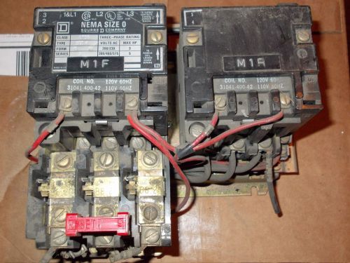 8736-SB04 Square D Nema Size 0 Starter Contactor 3 Phase Used