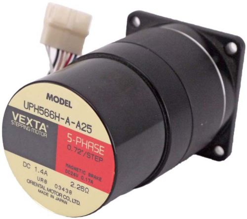Oriental Vexta UPH566H-A-A25 .72°/Step 5-Phase 1.4A 2.26? DC Stepping Motor