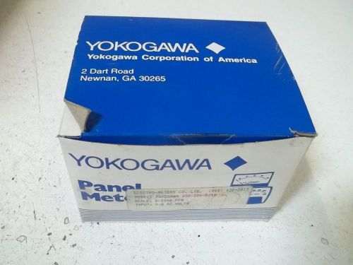 YOKOGAWA 250-320-MJXS PANEL METER 0-3500 FPM *NEW IN A BOX*