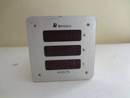 Bitronics Kvolts Digital Amperes Meter