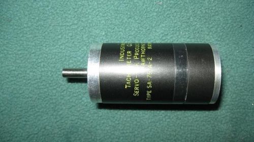 Servo-tek products tachometer-generators type sa-757a-2 for sale