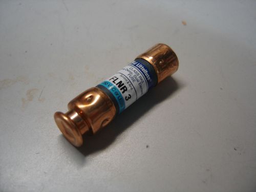 Littlefuse flnr 3 class rk5 dual element time delay fuse 3a 250v nnb for sale