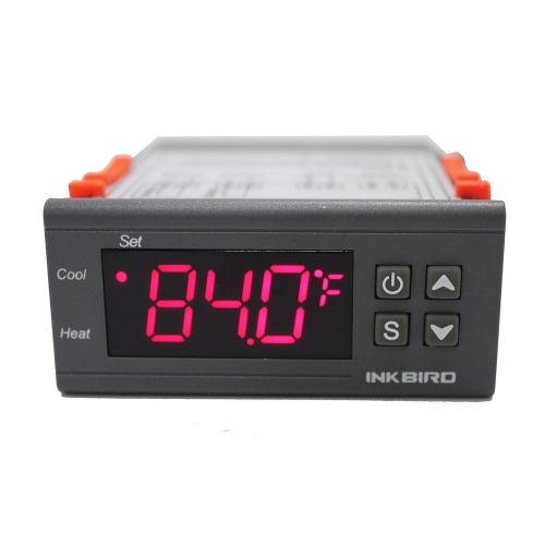 C/f digital temperature controller  itc-1000f 2 relay 100-135vac with ntc sensor for sale