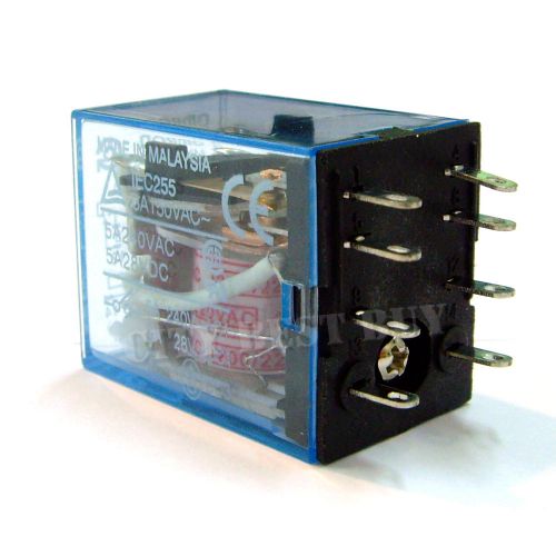 1 x OMRON MY2NJ J MY2N MY2 HH52P-L AC 220V 8PIN 5A Power Relay Coil DPDT