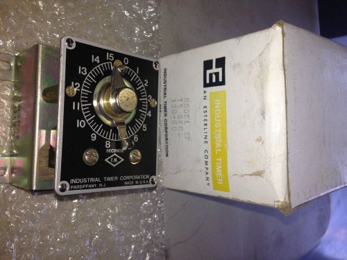 VTG ITC Industrial Timer Corp Model SF Delay 15 seconds metal box tool/part 115V