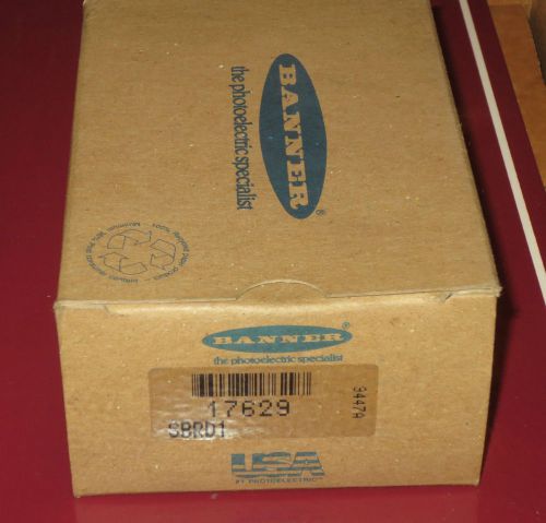 NEW NIB Genuine BANNER 17629 New In Box Photo Sensor SBRD1