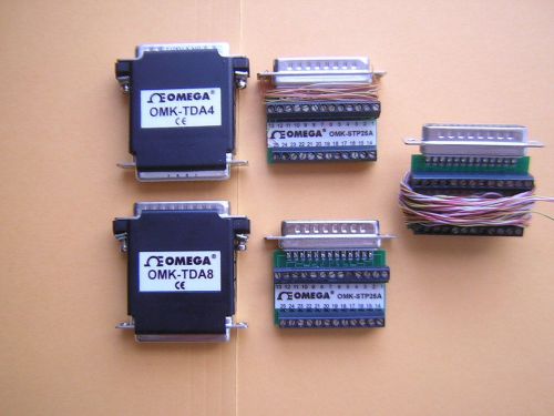 OMEGA OMK-TDA8, OMK-TDA4, and (3) OMK-STP25A interfaces for temperature sensing