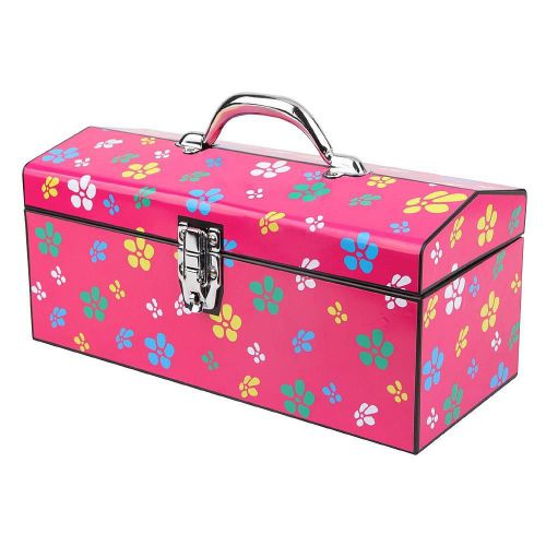 SAINTY INTERNATIONAL Art Deco Tool Box - Flowers - Pink