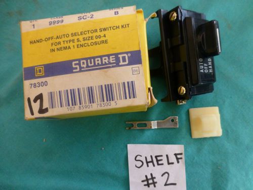 Square D Hand off Auto Selector Switch Kit 999 sc-2 sc2 B 78300