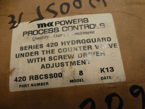 Powers series 420 hydro exp model: 420 rbcss00 rbcssoo model 8 k13 new for sale