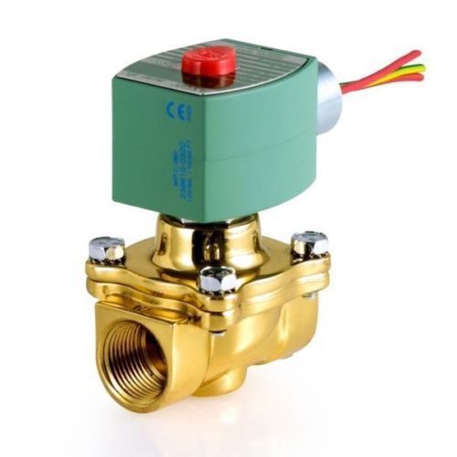 Asco red hat 8210g094 - solenoid valve, 2 way, nc, brass, 1/2 in for sale