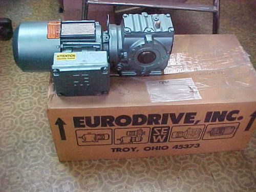 Eurodrive .5 hp gear/brake motor 850106064.02.001  type dft71d4bmg05hr for sale