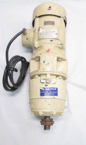 Reliance p18g1114b 3hp 230/460v-ac 1730rpm gear 6:1 288.33rpm motor d428581 for sale