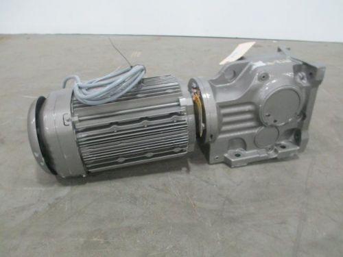 Sew eurodrive k77dre132m4/c/dh 17.87:1 gear 7.5hp 460v-ac 1755rpm motor d222995 for sale