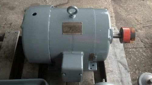 General Electric Induction Motor: 7.5 HP, 3 Phase, 5K4256B3A2
