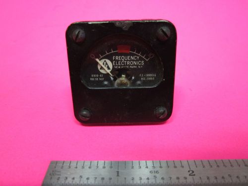 VINTAGE DISPLAY FEI FREQUENCY ELECTRONICS MONITOR STANDARD AS IS