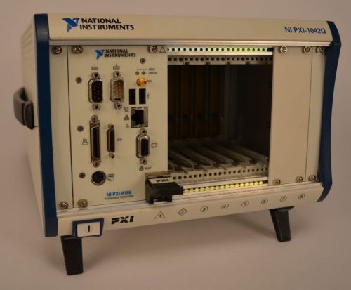 National instruments ni pxi-1042q pxi-8186 labview 2009 2010 mainframe chassis for sale