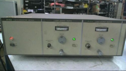 Anritsu mz100a e/o electrical to optical signal converter with mg911a mg912a for sale