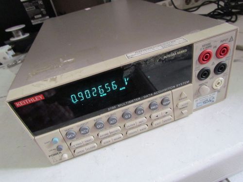 Keithley 2700 Multimeter DMM w/ 7705 card/cables Data Acquisition  System