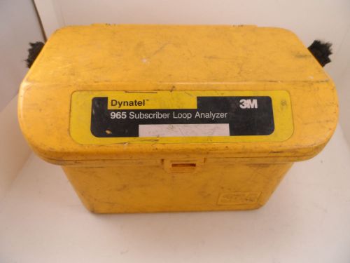 Dynatel 965 subscriber loop analyzer telephone line tester for sale