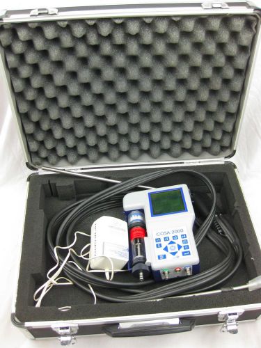 Cosa 2000 flue gas analyzer instrument emissions monitoring system for sale