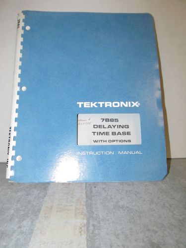 Tektronix 7B85 Service Manual